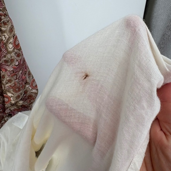 Denim 24/7 Maxi Dress 28W Pink Brown Paisley Peacock Ruffle V-Neck Sleeveless - Picture 8 of 10